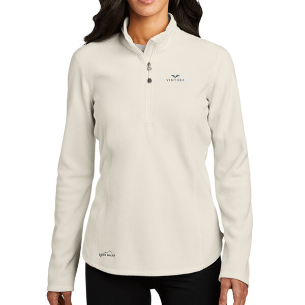   - Ladies 1/2 Zip Microfleece Jacket Thumbnail