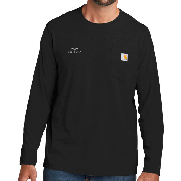   - Force ® Long Sleeve Pocket T Shirt Thumbnail